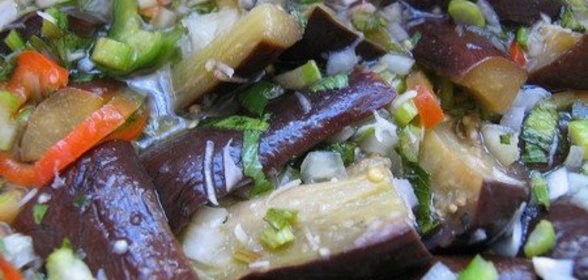 Грибы или баклажаны по корейски
