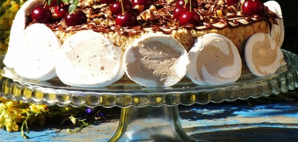 Торт с вишней из мультискороварки