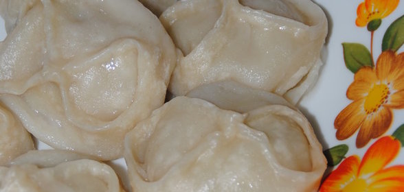 Манты с рубленным мясом и цукини