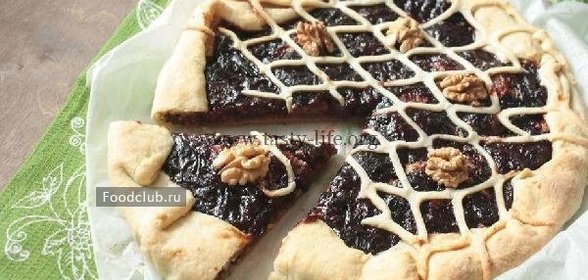 Пирог со сливовым джемом