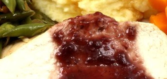 Классический клюквенный соус с портвейном