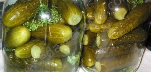 Консервированные огурцы