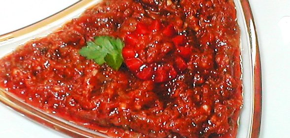 АДЖИКА ИЗ СОЛЕНЫХ ОГУРЦОВ