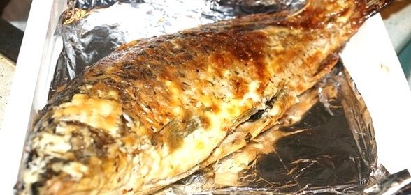 Сазан в сметане