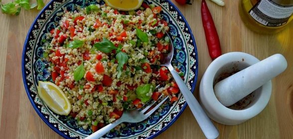 Ливанский салат табуле с булгуром