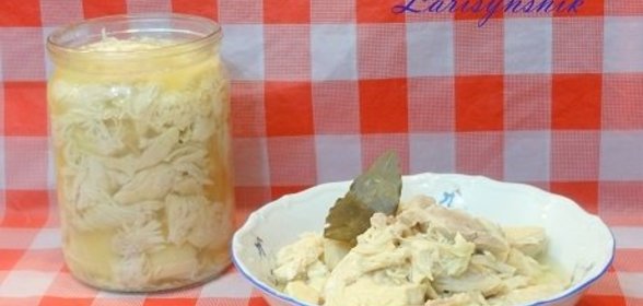 Тушенка из курицы в мультиварке