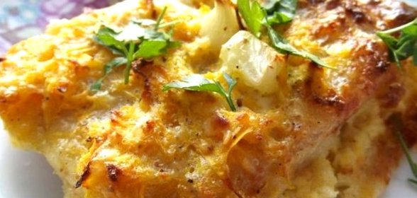 Пангасиус с сыром в духовке