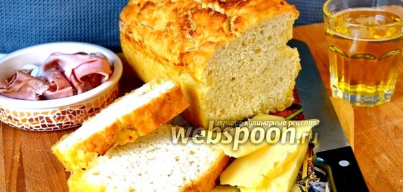 Хлеб на пиве со сливочным маслом