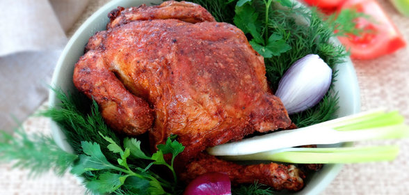 Ароматный цыпленок-гриль за 30 минут