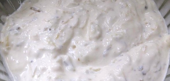 Соус из сливок и майонеза