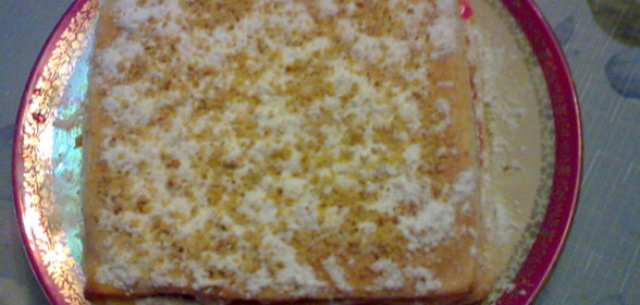 постный пирог с яблоками