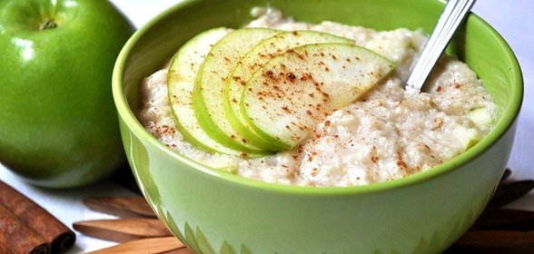 Каша корично-яблочная