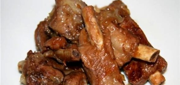 Маринованные ребрышки в мультиварке