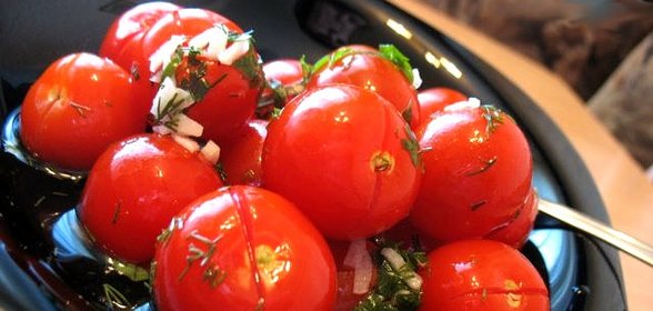 Малосольные помидоры быстрого приготовления