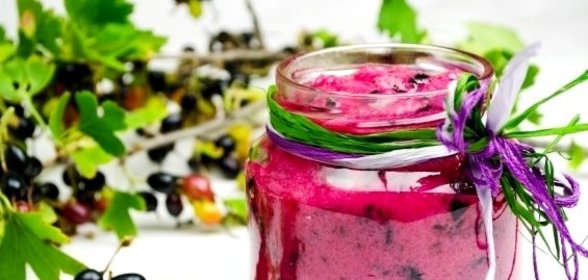 Варенье из смородины, перетертое с сахаром