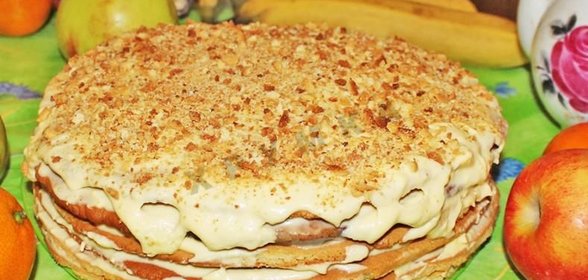 Медовые коржи для торта