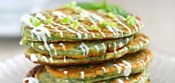 Оладьи из зелени