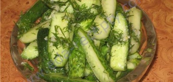 Малосольные огурцы за 30 минут