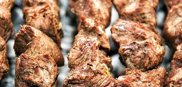 Шашлык из говяжьей вырезки
