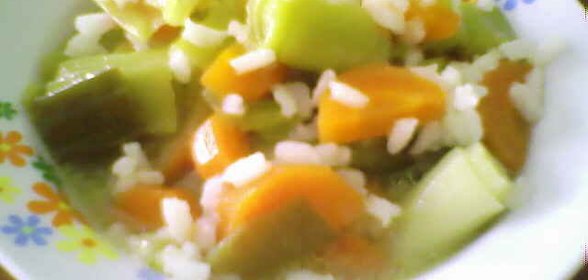 блюдо из лука-порея