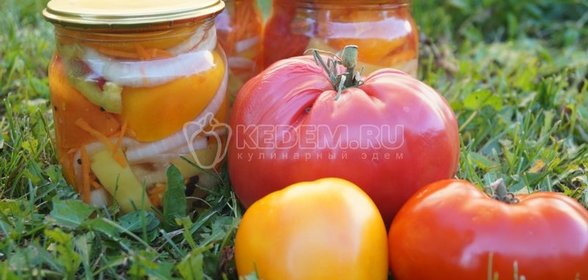 Салат на зиму из помидоров