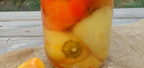 Жареный перец в маринаде