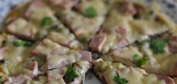 Пицца Минутка на сковороде