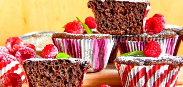 Черёмуховые маффины