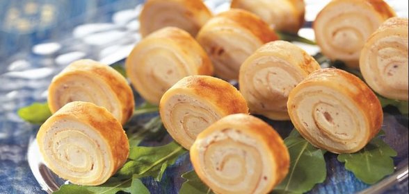 Блинчатый рулет с селедочным маслом