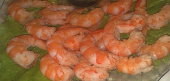 Закуска из креветок