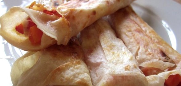 Постные рулеты из лаваша