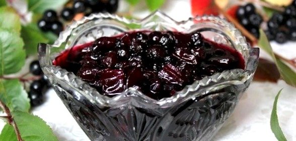 Варенье из черноплодной рябины и кабачка