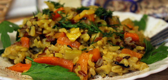 Ароматный рис Акватика Color Mix с овощами