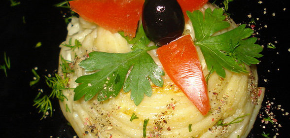 Макаронный пирог