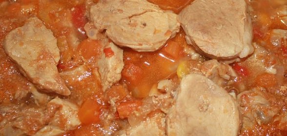 Мясо с овощами в мультиварке