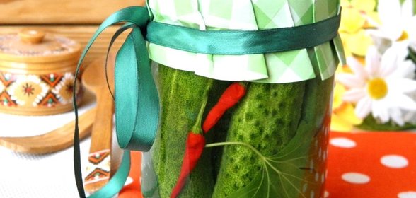 Острые маринованные огурчики