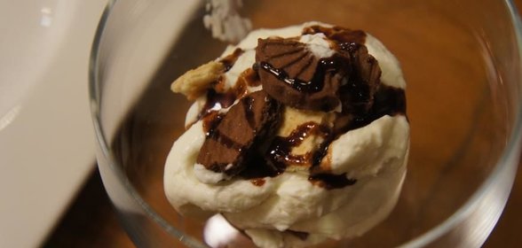 Чиз-кейк с шоколадным печеньем