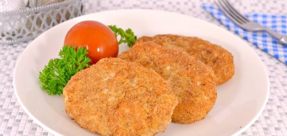 Куриные котлеты с капустой и гречневыми хлопьями