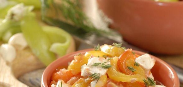 Сладкие перцы с сыром