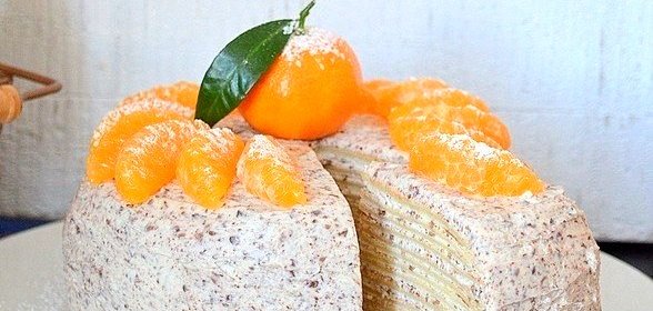 Блинный торт с шоколадом