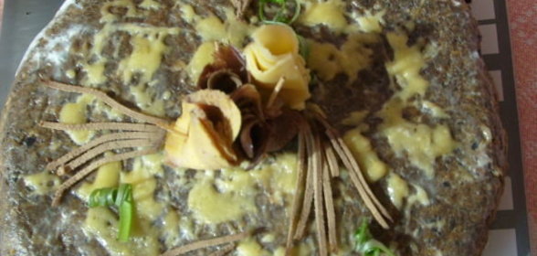 Грибной омлет