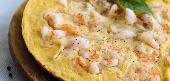 Пицца с морепродуктами по-корейски