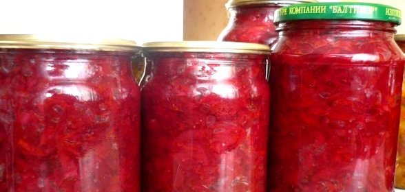 Свекла с луком на зиму