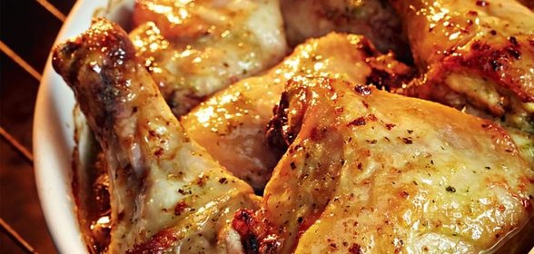 Куриные ножки в маринаде из кинзы