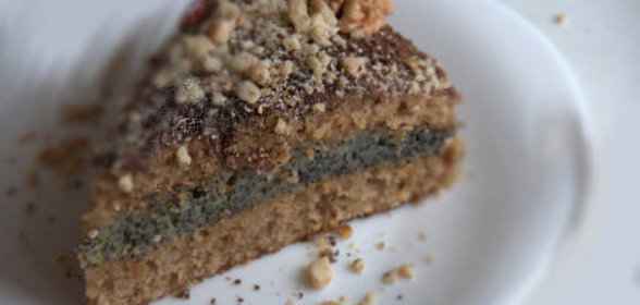 Орехово-маковый торт