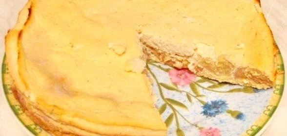 Банановая запеканка с йогуртом