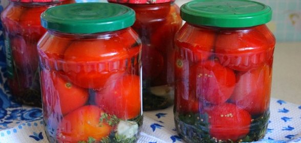 Маринованные помидоры с лимонной кислотой