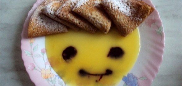 Ореховые блины с апельсиновым соусом