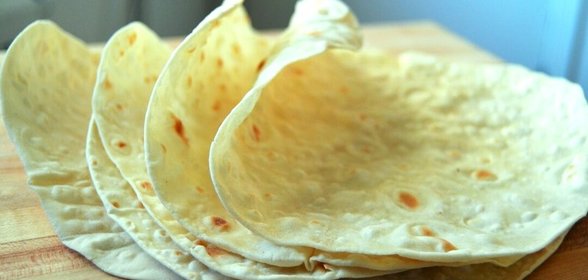 Армянский лаваш на сковороде