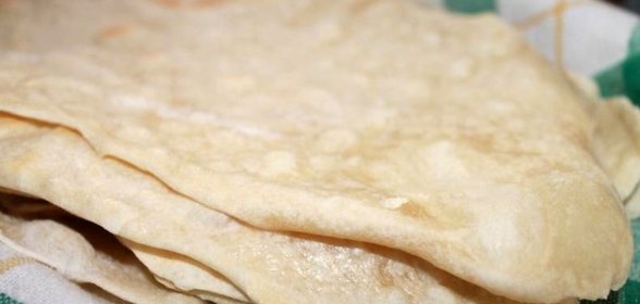 Постные лепешки без дрожжей